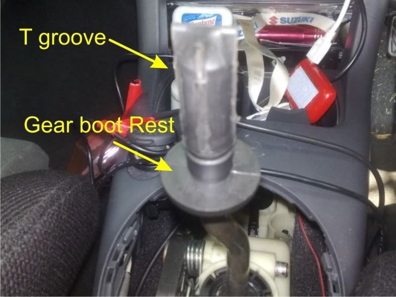 How to change your Shift Knob (Swift Sport) Series 1 and 2